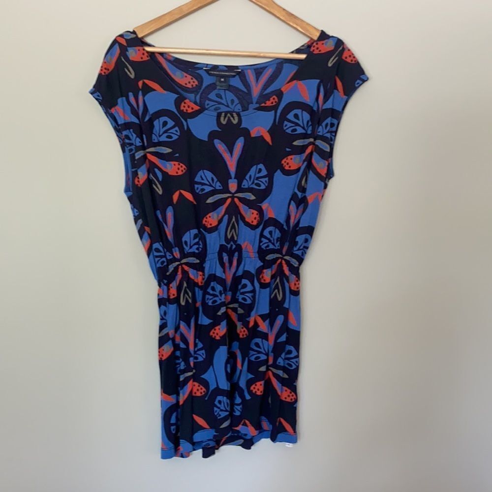 French Connection Medium Floral Mini Dress / Tunic Casual Swim Coverup Summer